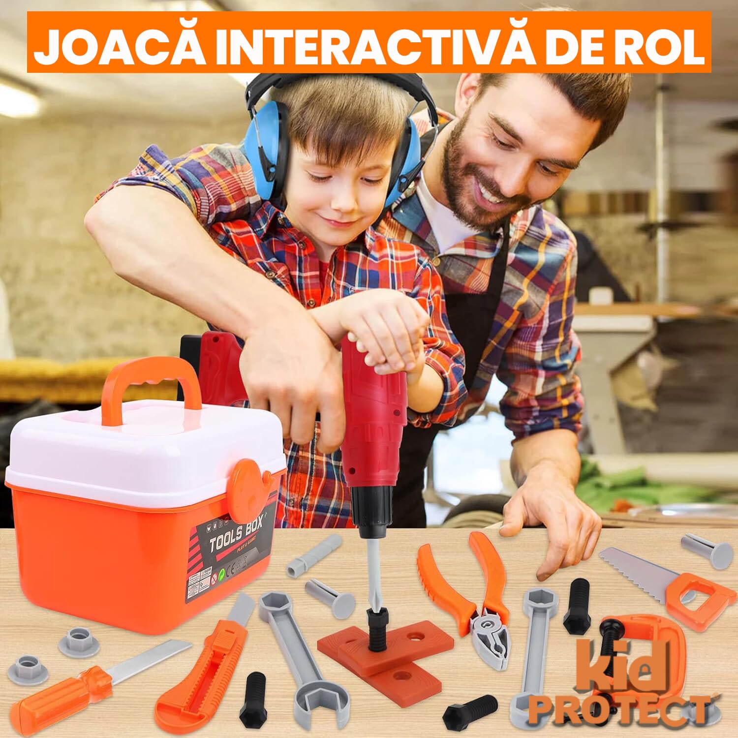 Trusa de Scule Copii 3 in 1 Kidprotect First Drill – KidGPS Store